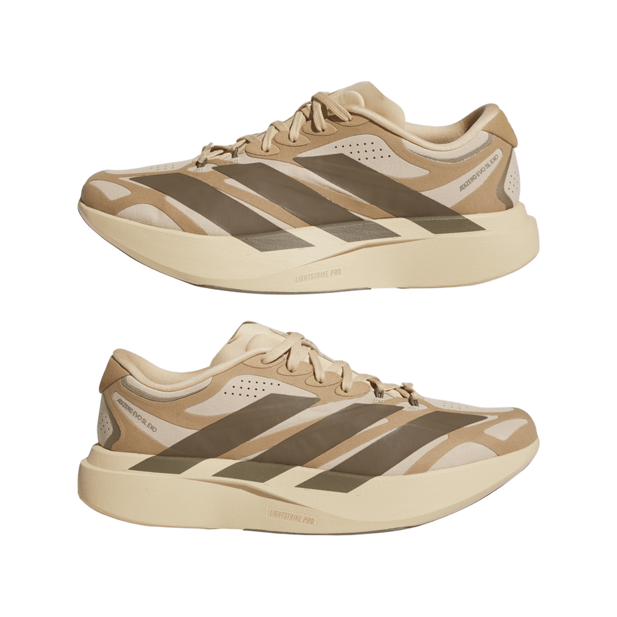 adidas Adizero Evo SL EXO Suede Magic Beige Cargo Brown