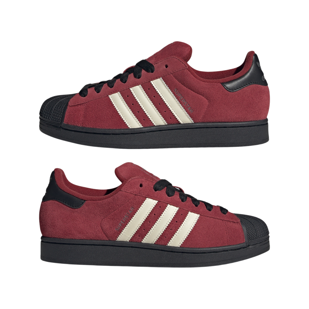 adidas Superstar II Noble Maroon Cream White