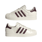 adidas Superstar II Off White Maroon Snakeskin (Women's)