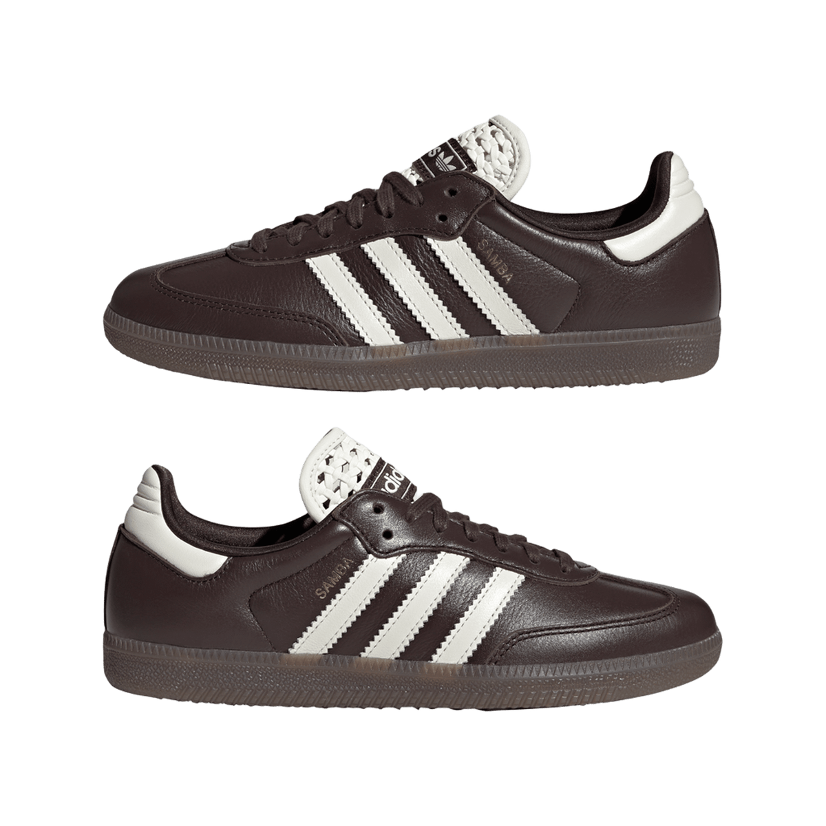 adidas Samba OG Basketweave Tongue Aurora Coffee Off White (Women's)