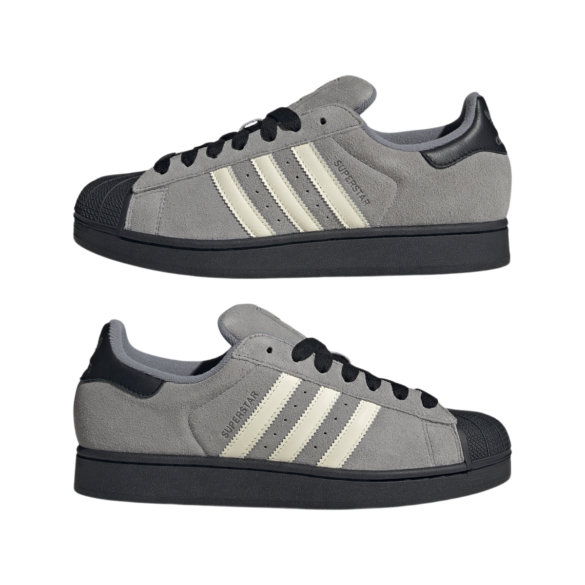 adidas Superstar II Grey Three Cream White