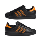 adidas Superstar II Core Black Crew Orange Semi Impact Orange (Women's)