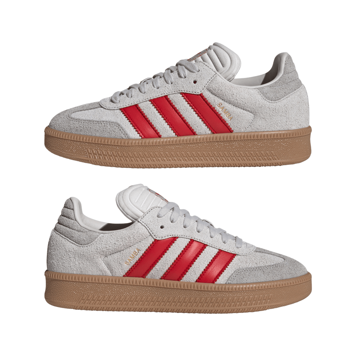 adidas Samba XLG Grey One Better Scarlet Gum