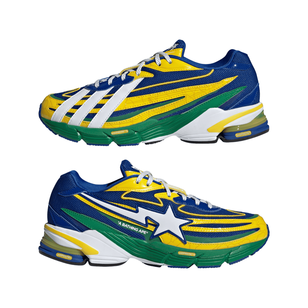 adidas Orketro Bape Yellow Blue Green