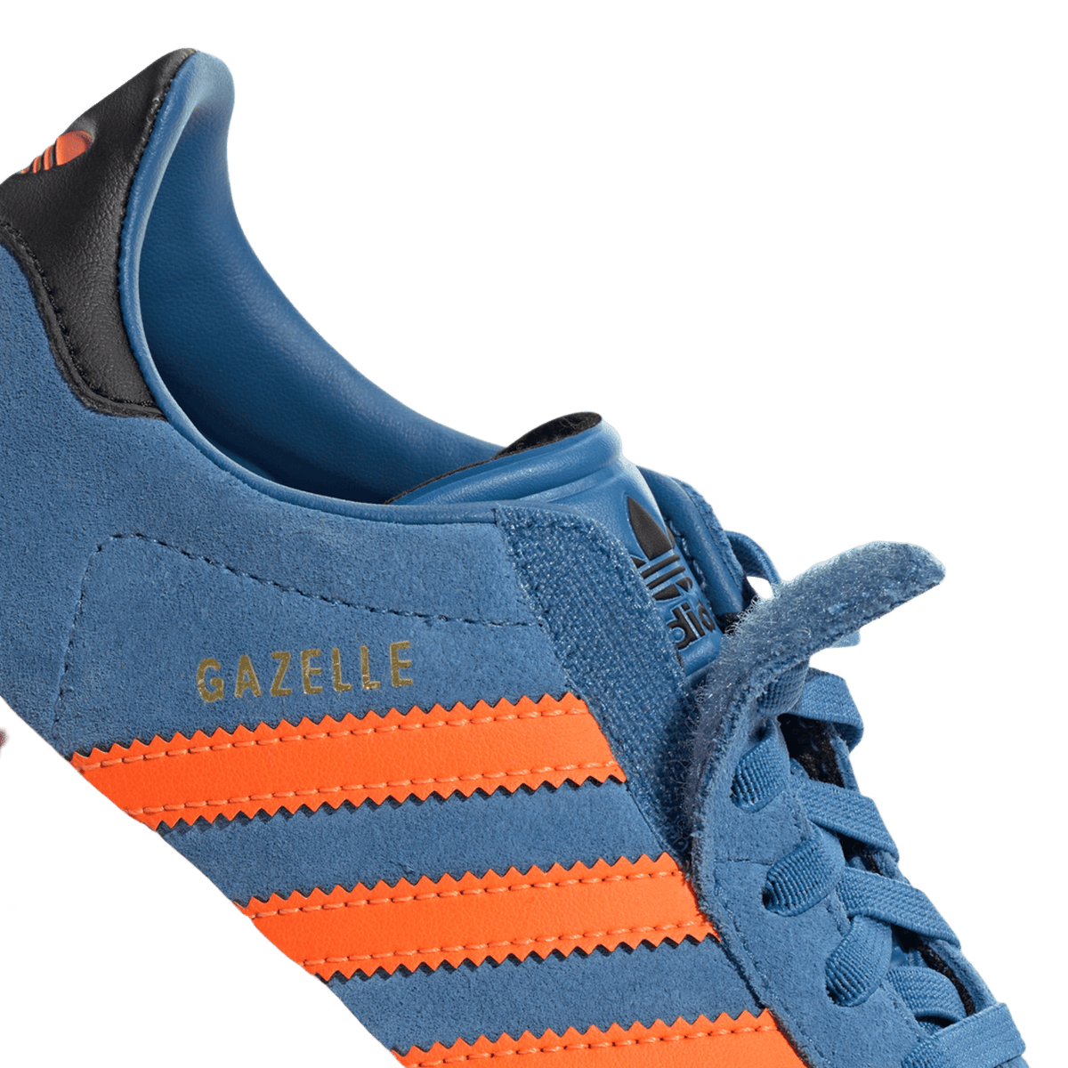 adidas Gazelle Comfort Closure Focus Blue Solar Oange (PS)