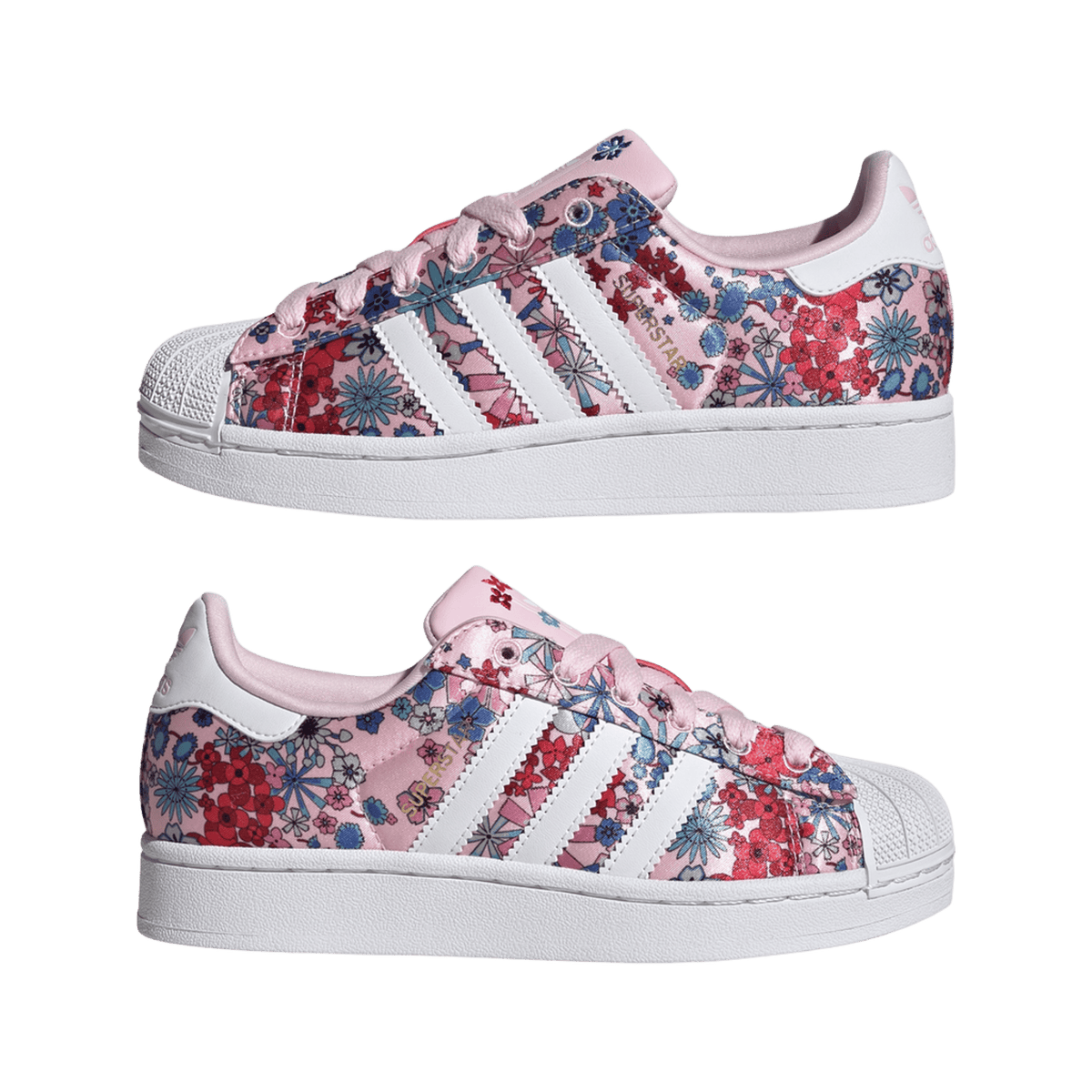 adidas Superstar II Liberty London Clear Pink Floral (GS)