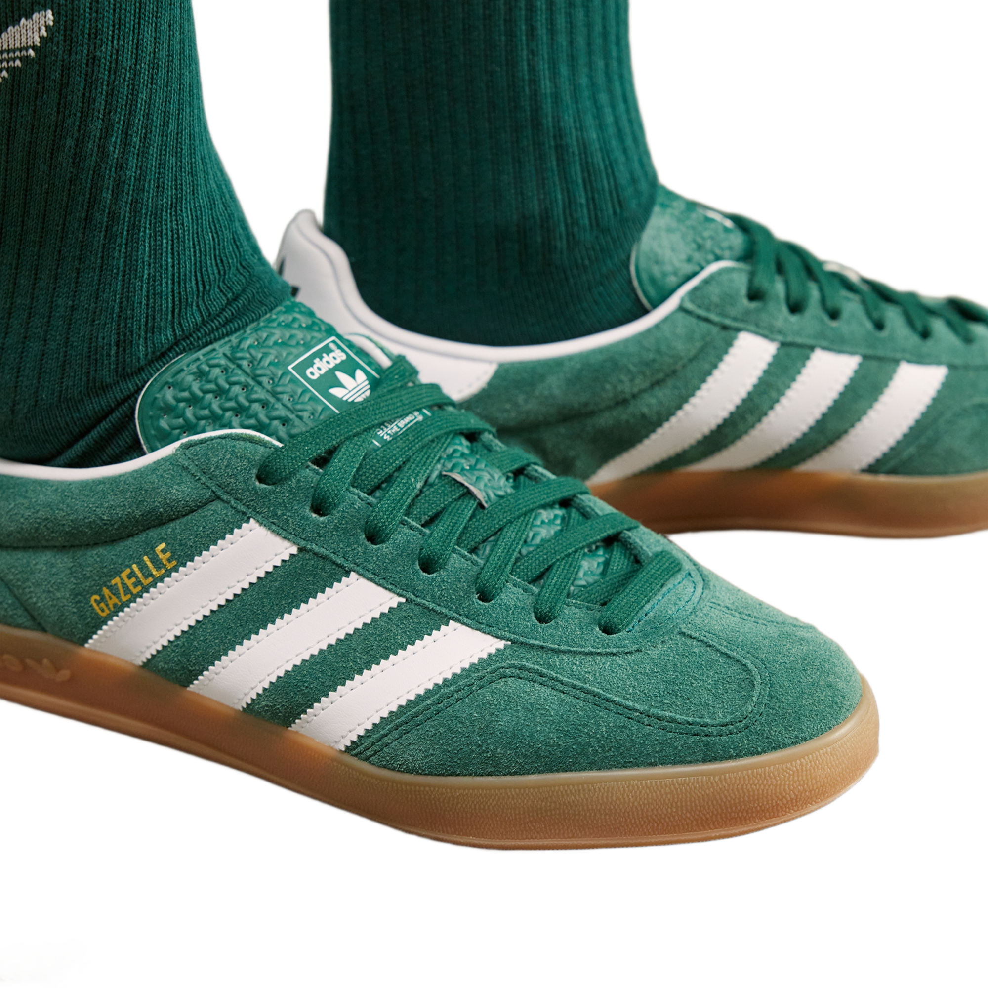 adidas Gazelle Indoor Collegiate Green Cloud White Gum