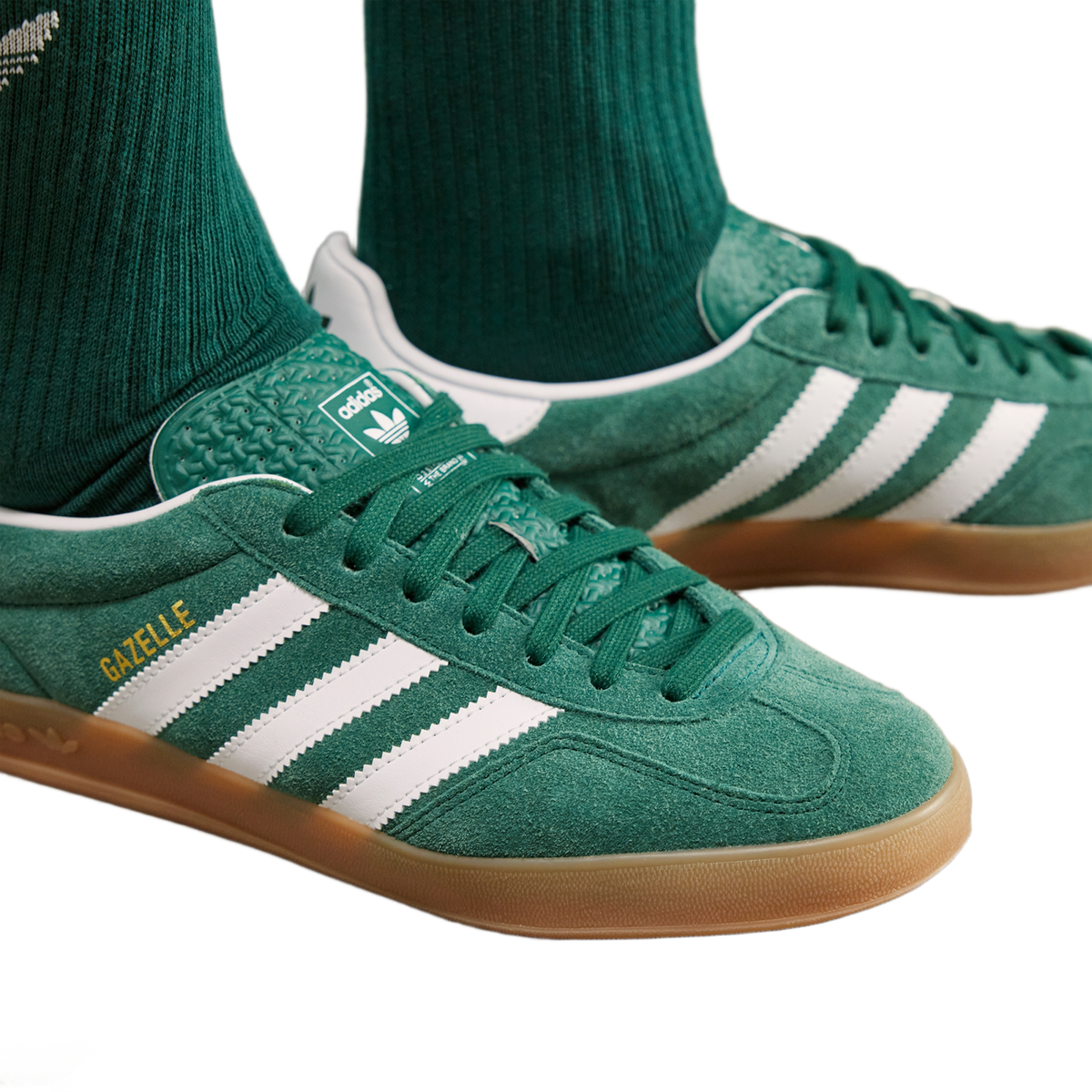 adidas Gazelle Indoor Collegiate Green Cloud White Gum