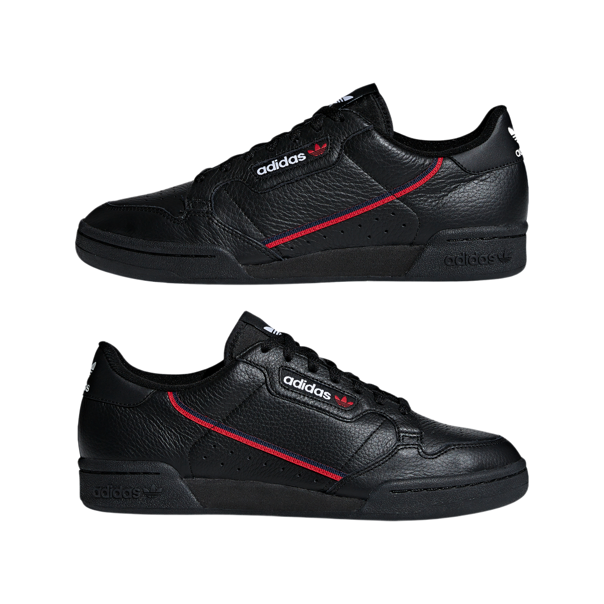 adidas Continental 80 Black Scarlet Red
