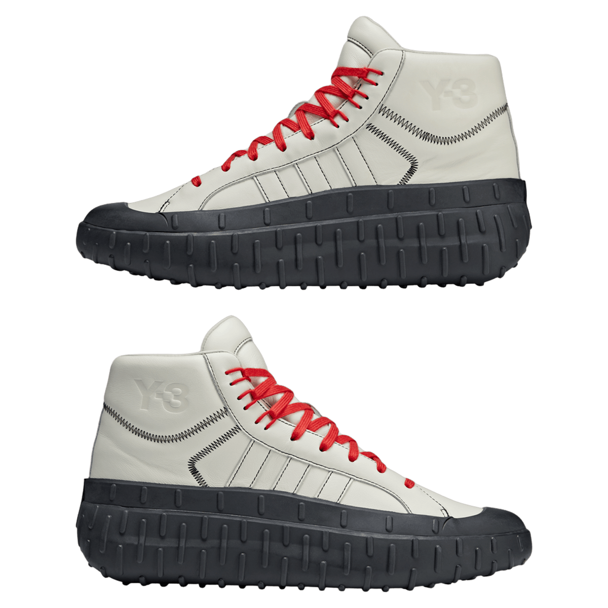 adidas Y-3 GR.1P High Off White Lush Red