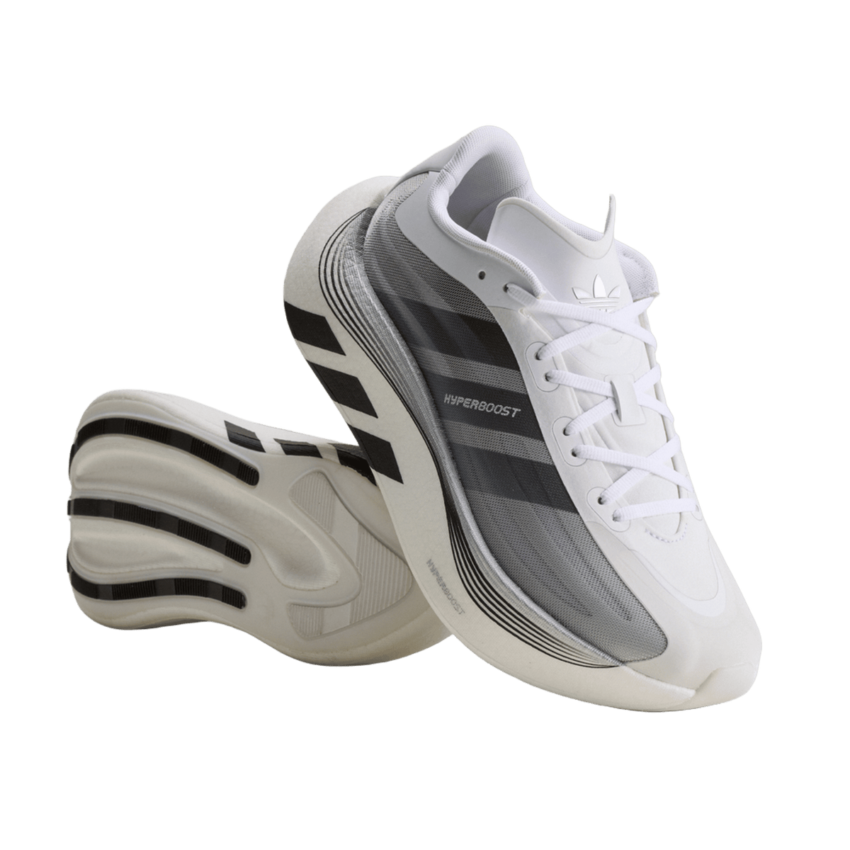 adidas Hyper Boost Euphoria LT Black White Silver Metallic