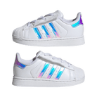 adidas Superstar II Comfort Closure White Iridescent Stripes (TD)