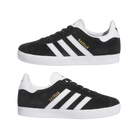 adidas Gazelle Core Black Cloud White Gold Metallic (PS)