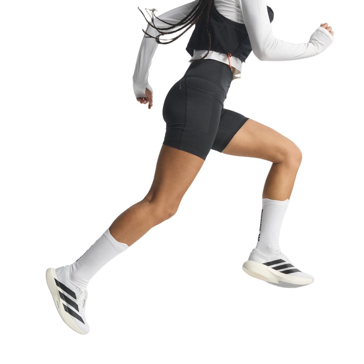 adidas Adizero Evo SL White Black (Women's)