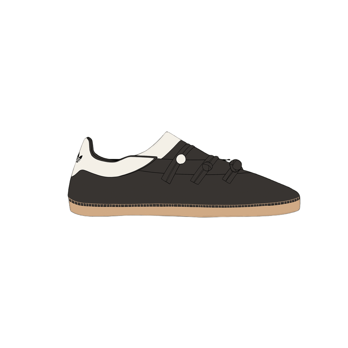 adidas Qi Flow CLOT by Edison Chen Black White