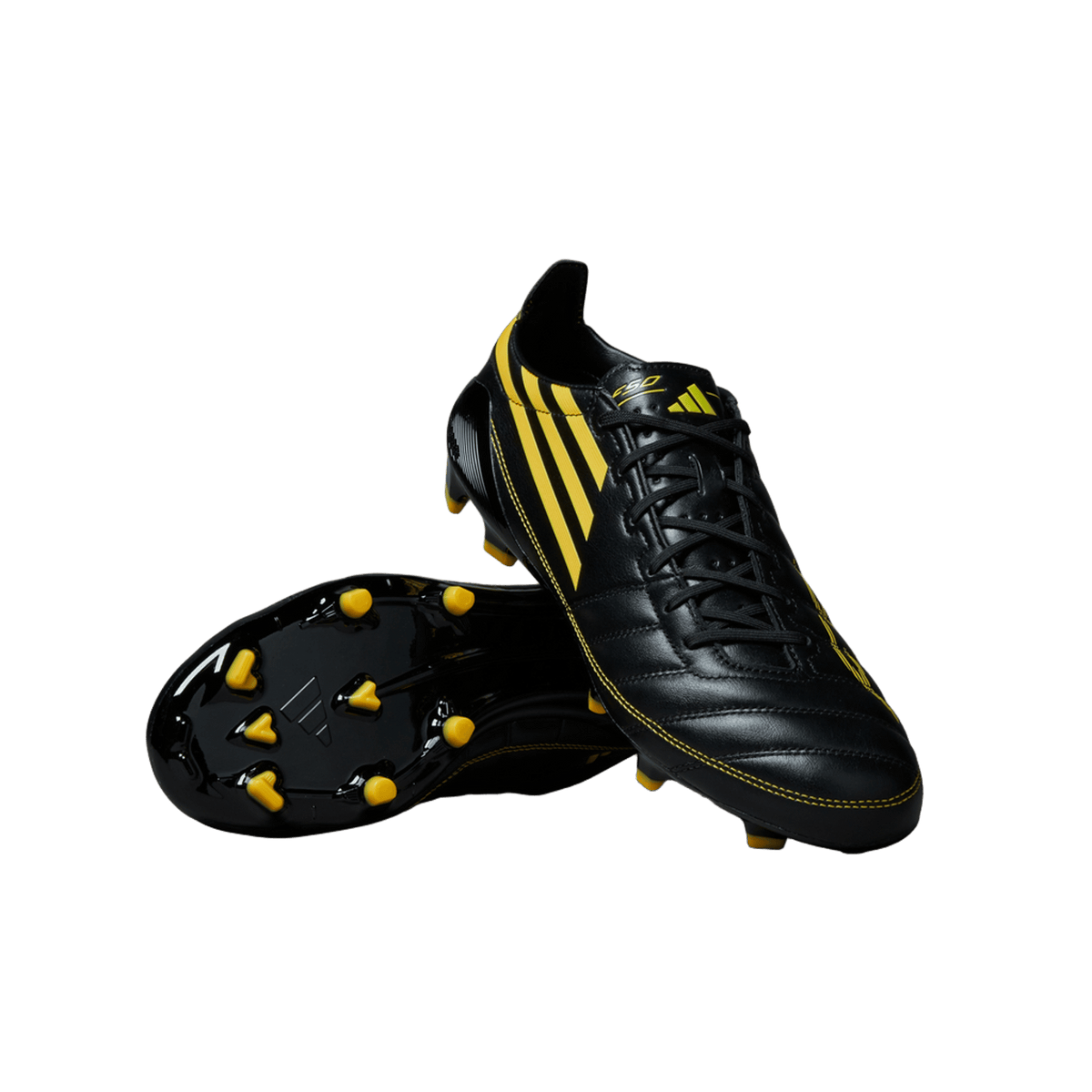 adidas F50 Elite Leather 2010 FG Remake Pack Black Yellow