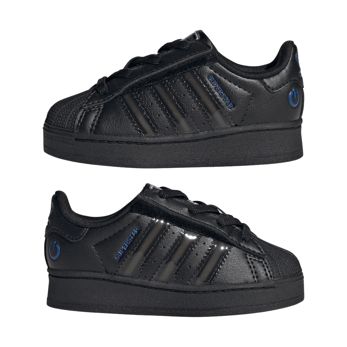 adidas Superstar LED Lights Comfort Closure Core Black Preloved Violet (TD)