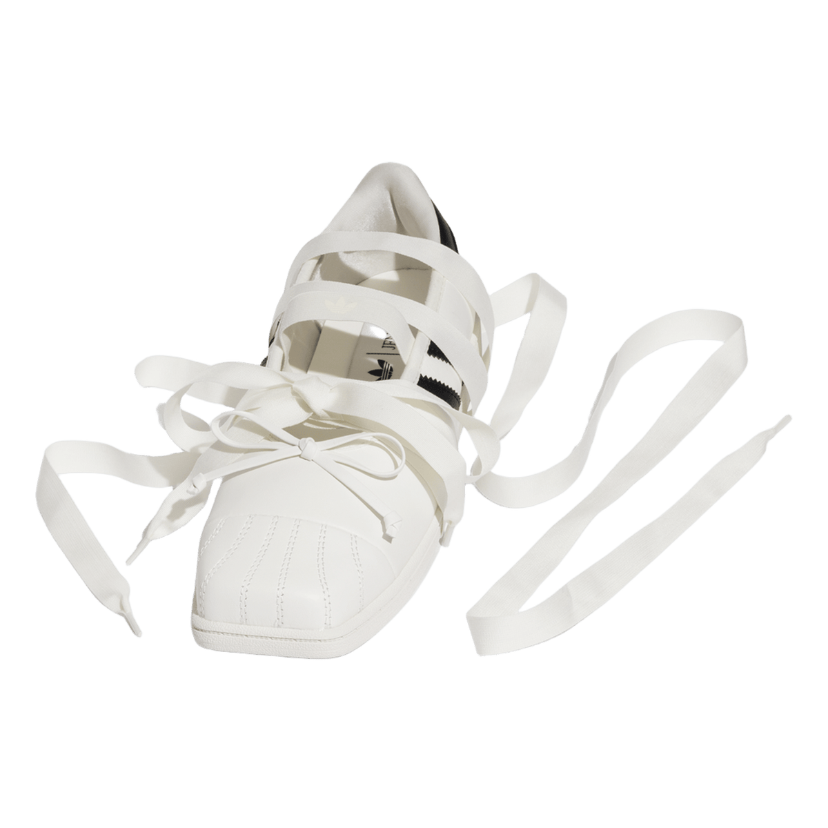 adidas Superstar Square Toe Ballet JENNIE Off White Black (Women's)
