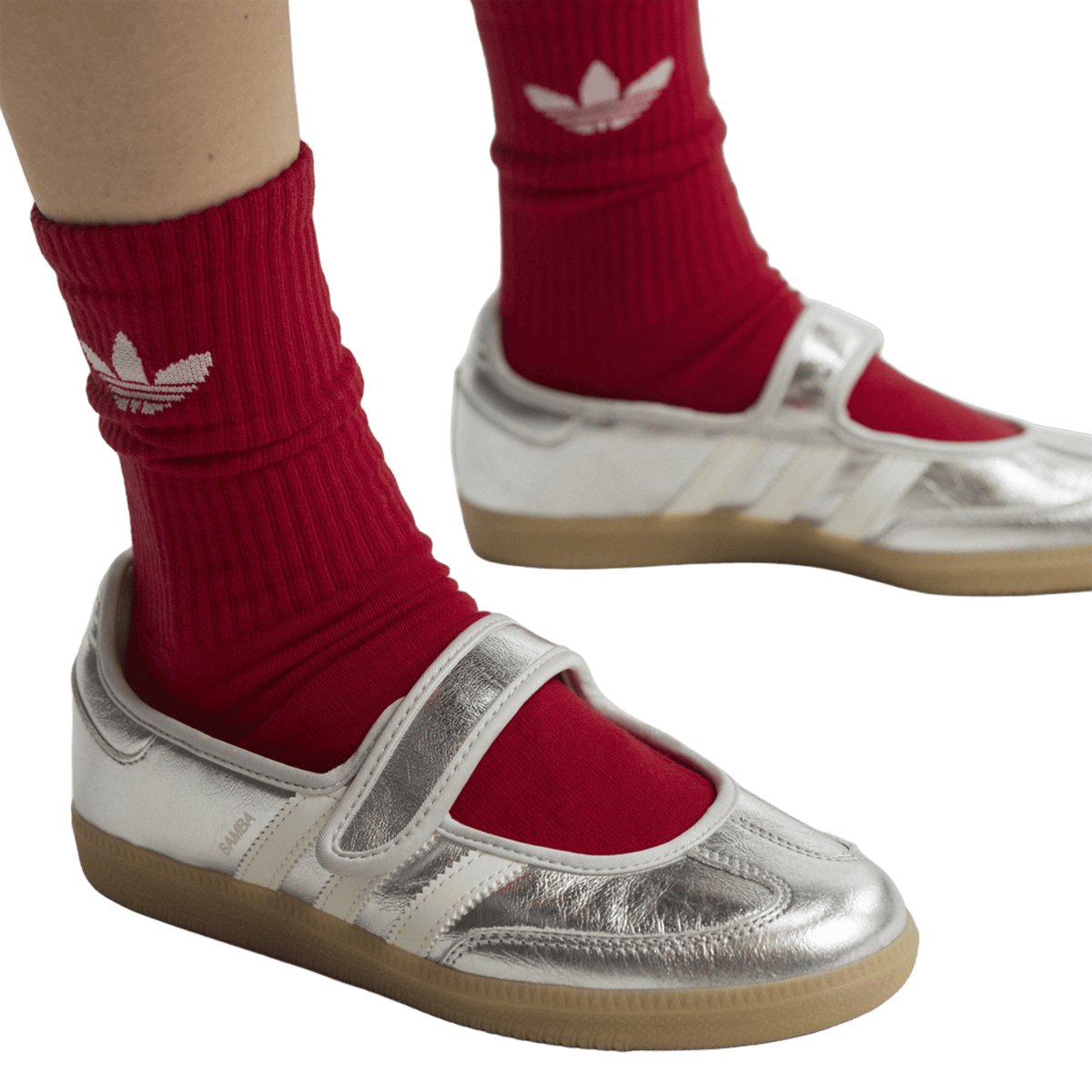 adidas Samba Jane Silver Metallic Off White (Women's)