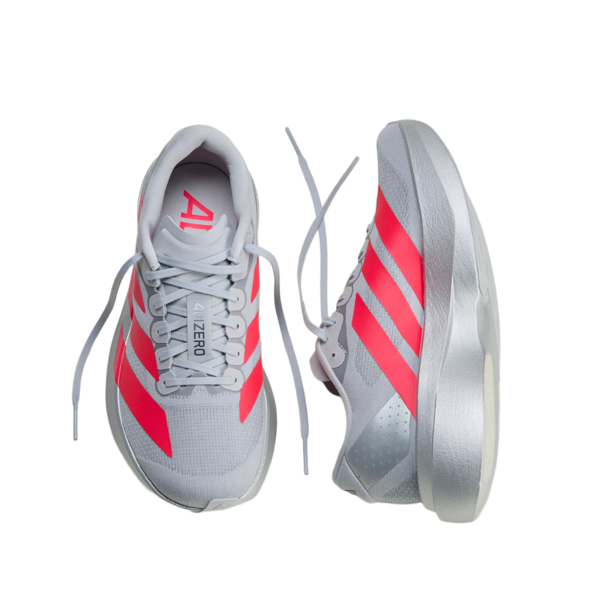 adidas Adizero Evo SL Silver Metallic Lucid Red (Women's)