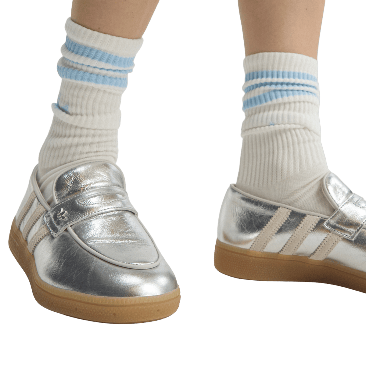 adidas Handball Spezial Loafer Silver Metallic Off White (Women's)