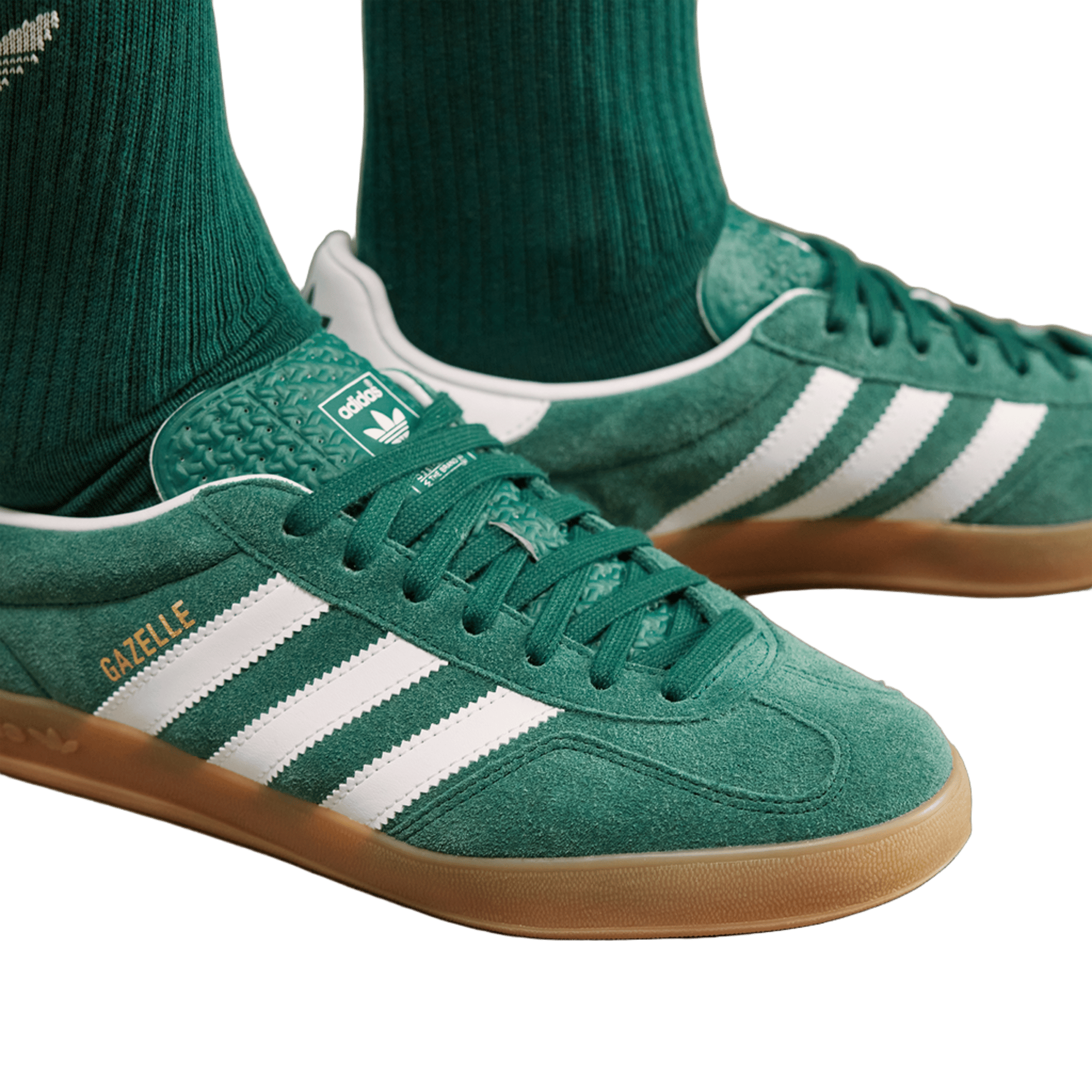 adidas Gazelle Indoor Collegiate Green Cloud White Gum