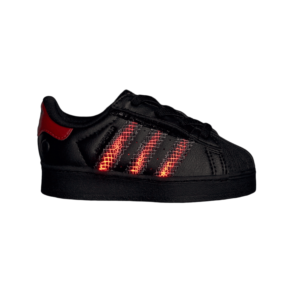 adidas Superstar LED Lights Comfort Closure Core Black Red (TD)