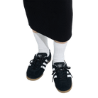 adidas Gazelle Lo Pro Black White Gum (Women's)