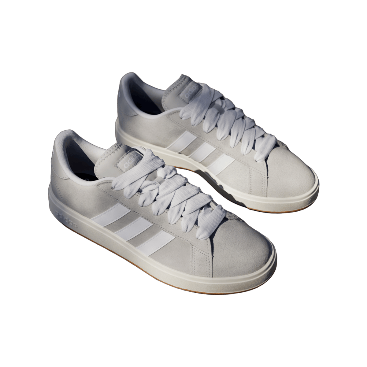 adidas Grand Court Base 00s Grey Two Cloud White Gum