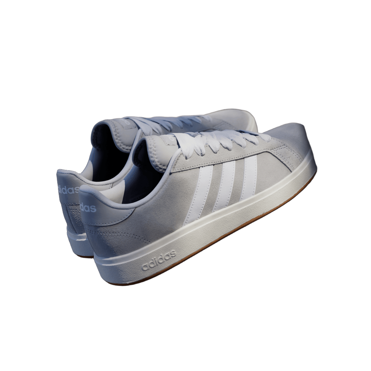 adidas Grand Court Base 00s Grey Two Cloud White Gum