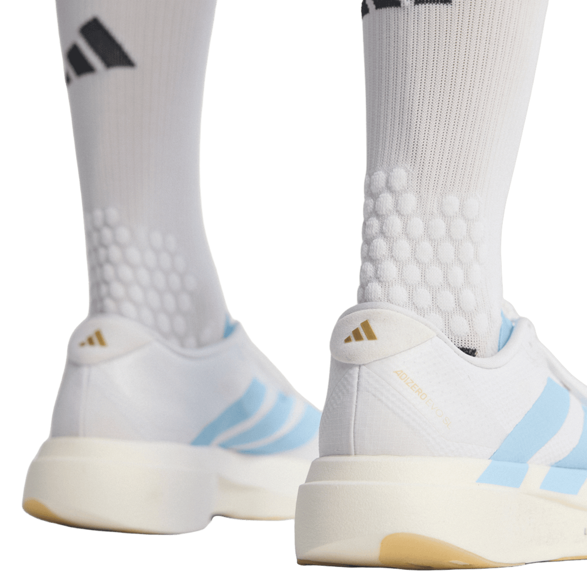 adidas Adizero Evo SL White Clear Blue