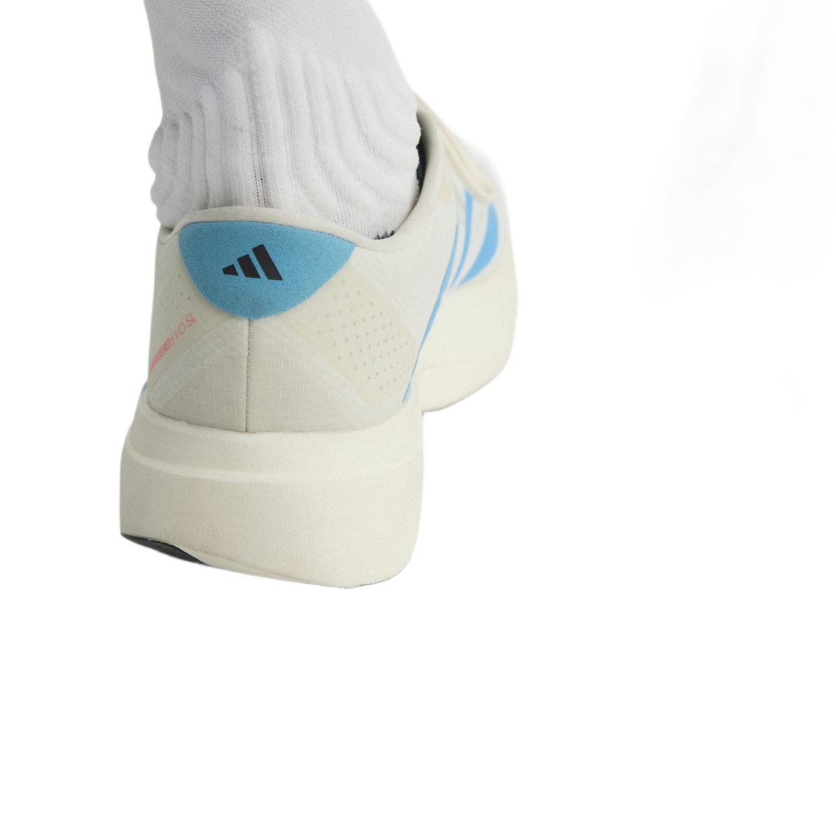 adidas Adizero EVO SL Woven Off White Light Blue Red