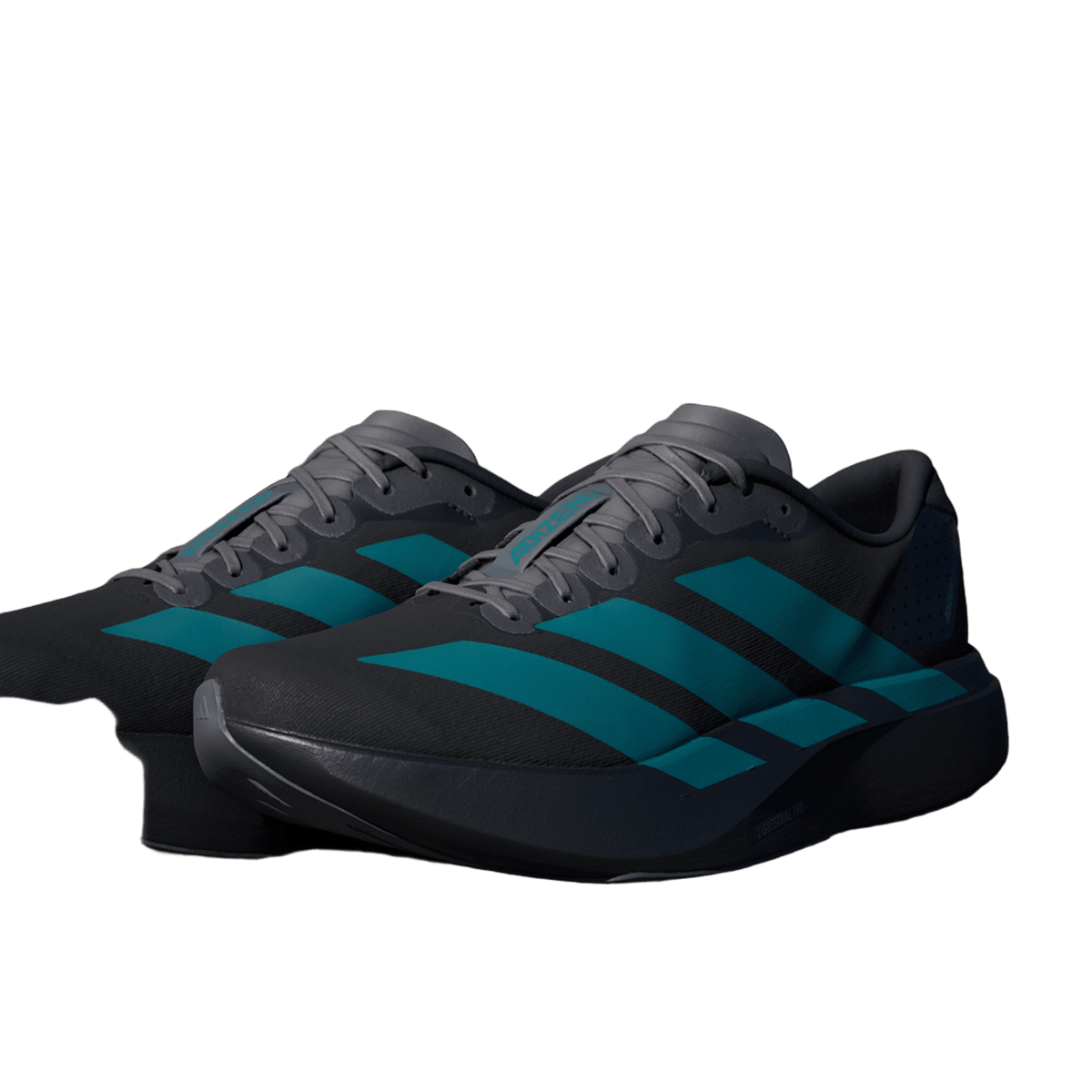 adidas Adizero Evo SL Black Pure Teal
