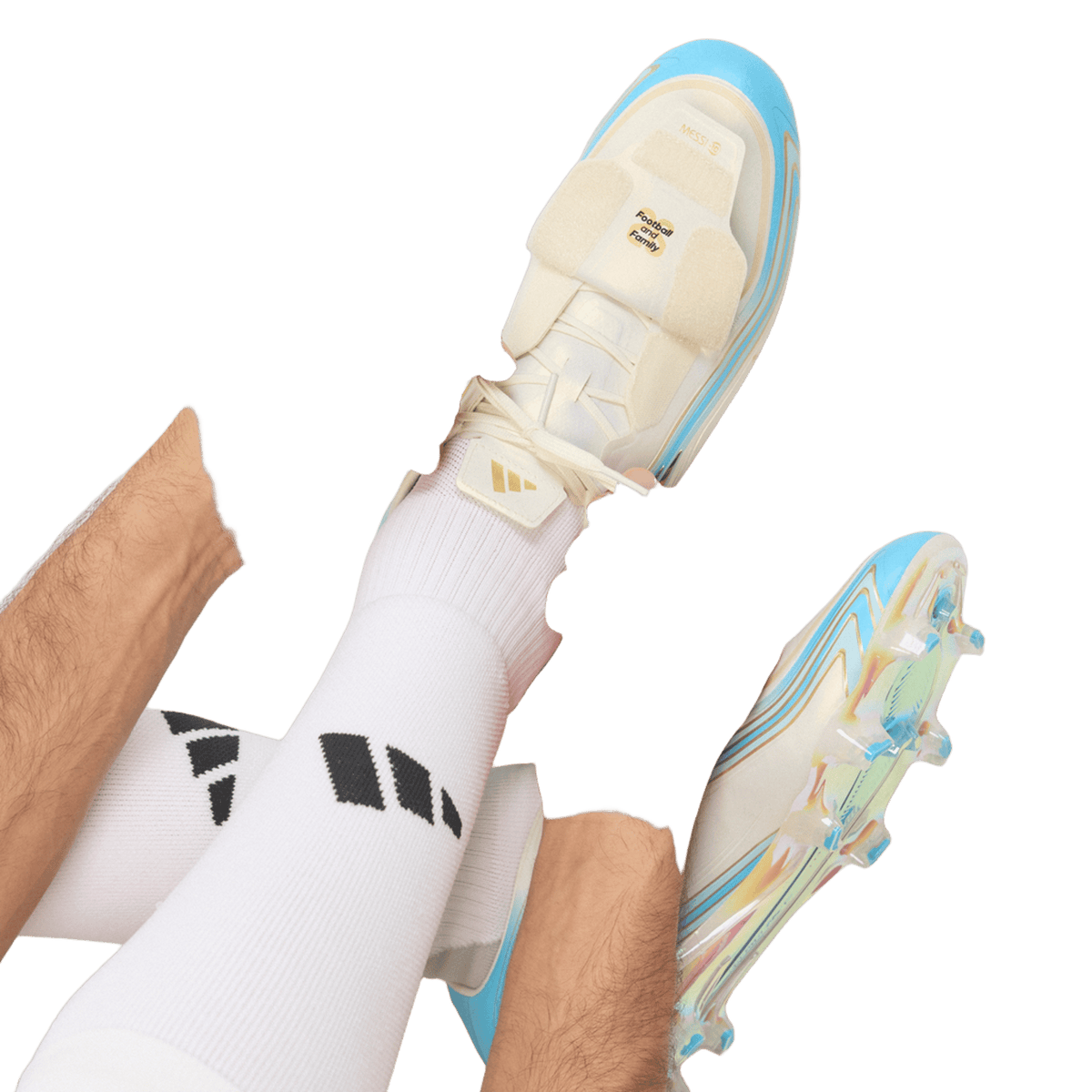 adidas F50 Elite Messi FG Ivory Blue Burst (El Ultimo Tango - Last Tango)