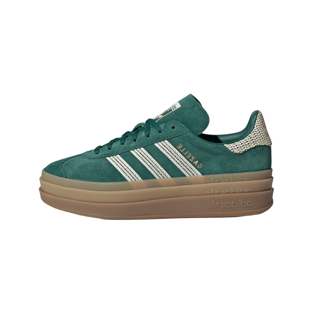 adidas Gazelle Bold Collegiate Green White Gold (Women's)