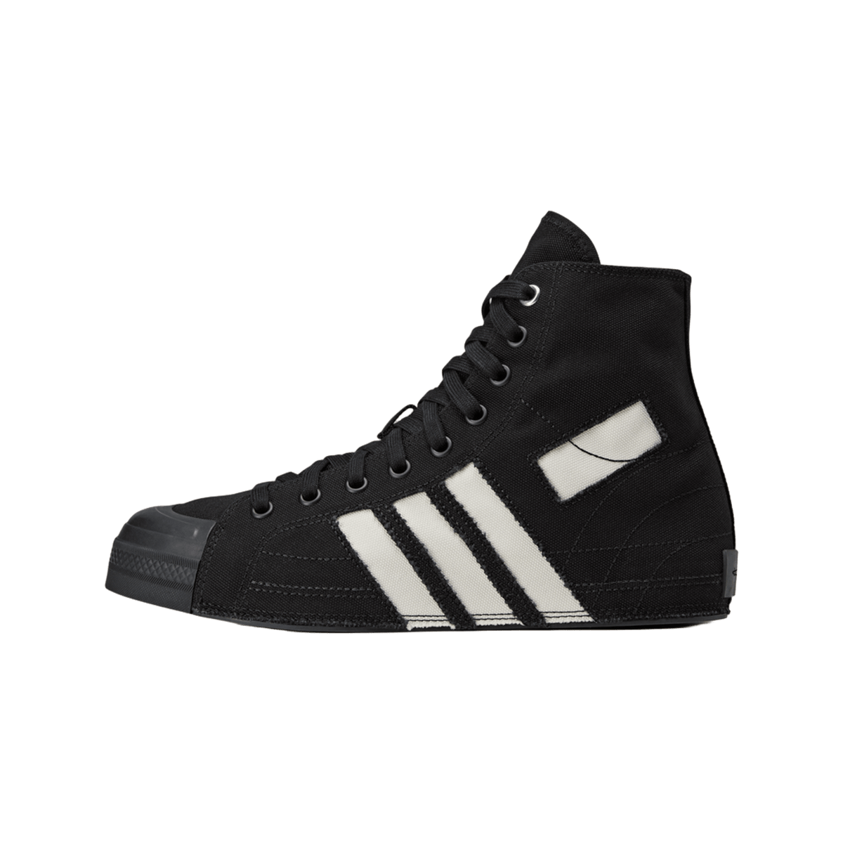 adidas Y-3 Nizza Hi Black Off White Cut Out