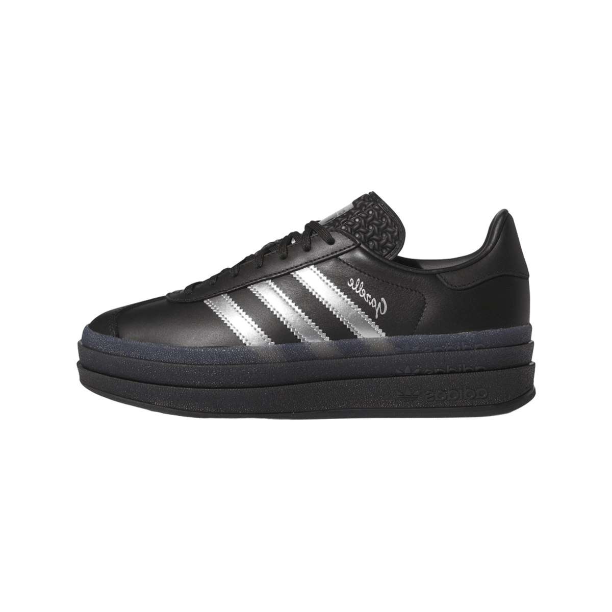 adidas Gazelle Bold Pride Pabllo Vittar Core Black Silver Metallic Lucid Pink (Women's) | IH8063