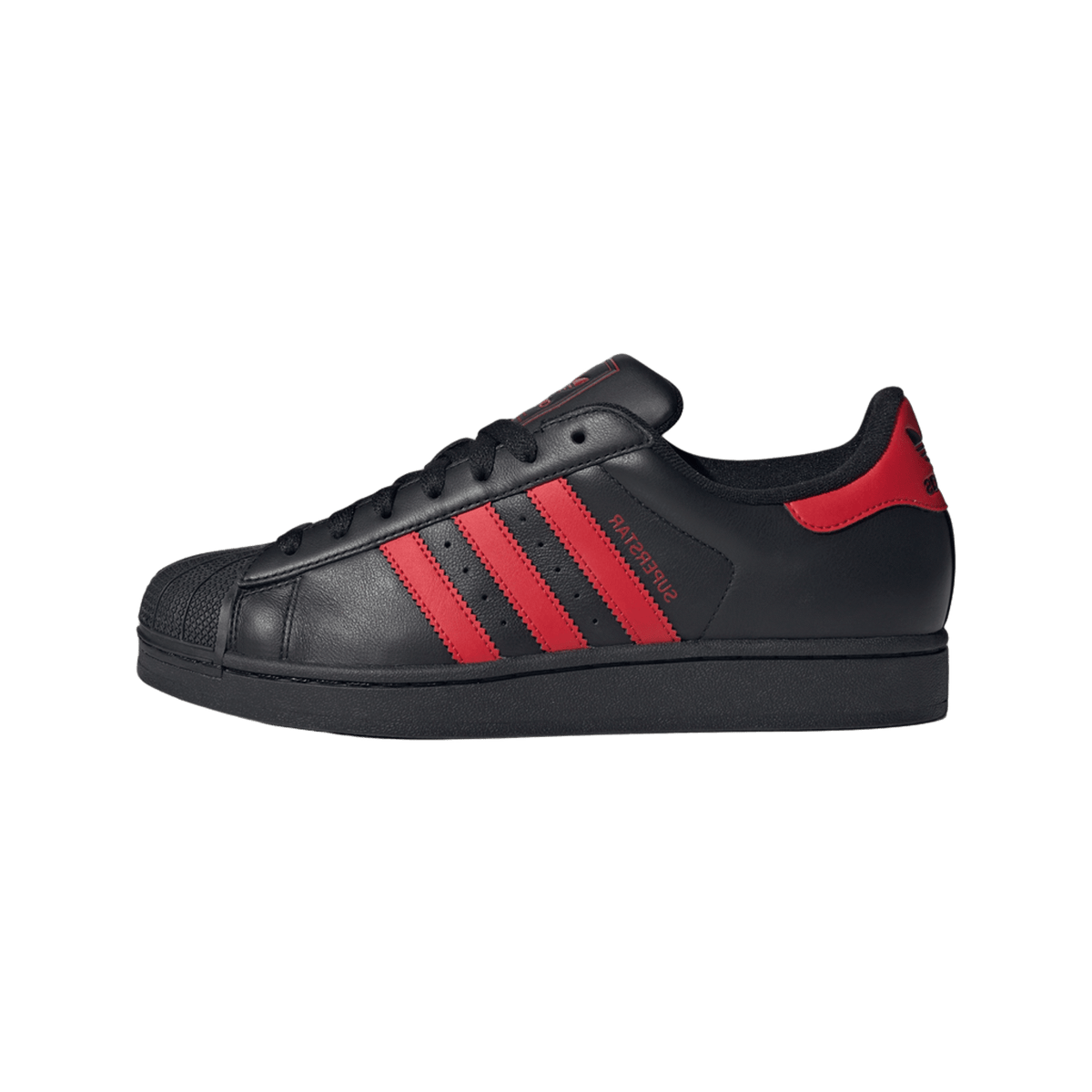 adidas Superstar II Black Scarlet