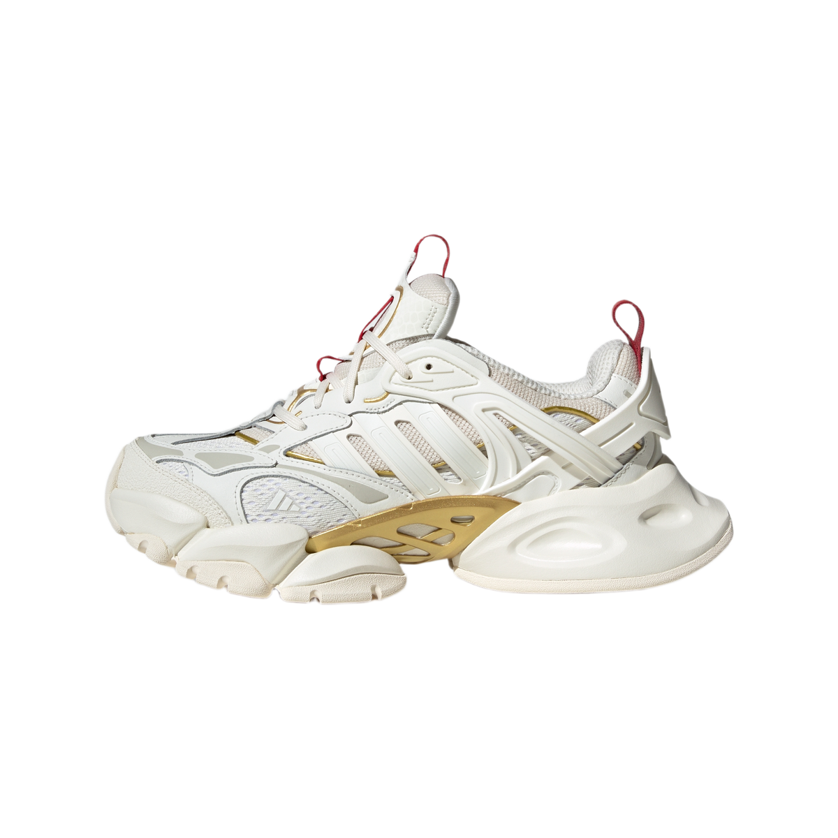 adidas XLG Runner Deluxe Off White Gold Metallic Red