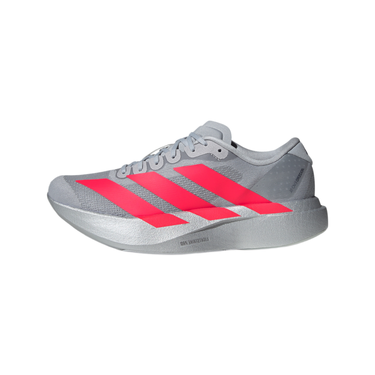 adidas Adizero Evo SL Silver Metallic Lucid Red (Women's)
