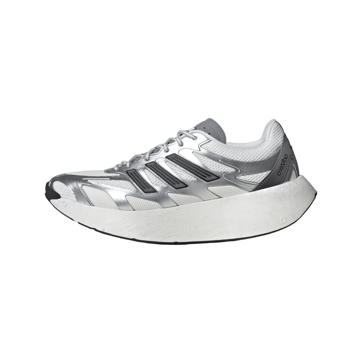 adidas Adizero Aruku Silver Metallic Crystal White Grey Three