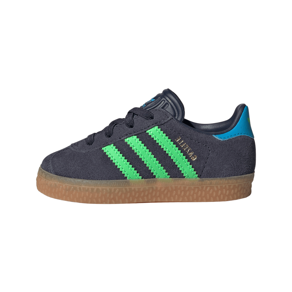 adidas Gazelle Comfort Closure Shadow Navy Screaming Green (TD)