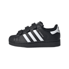 adidas Superstar II Comfort Closure Core Black Cloud White (PS)