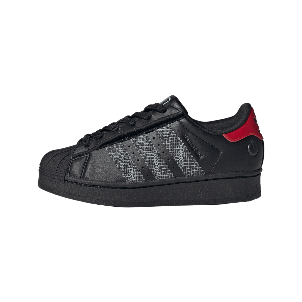 adidas Superstar LED Lights Comfort Closure Core Black Red (PS)