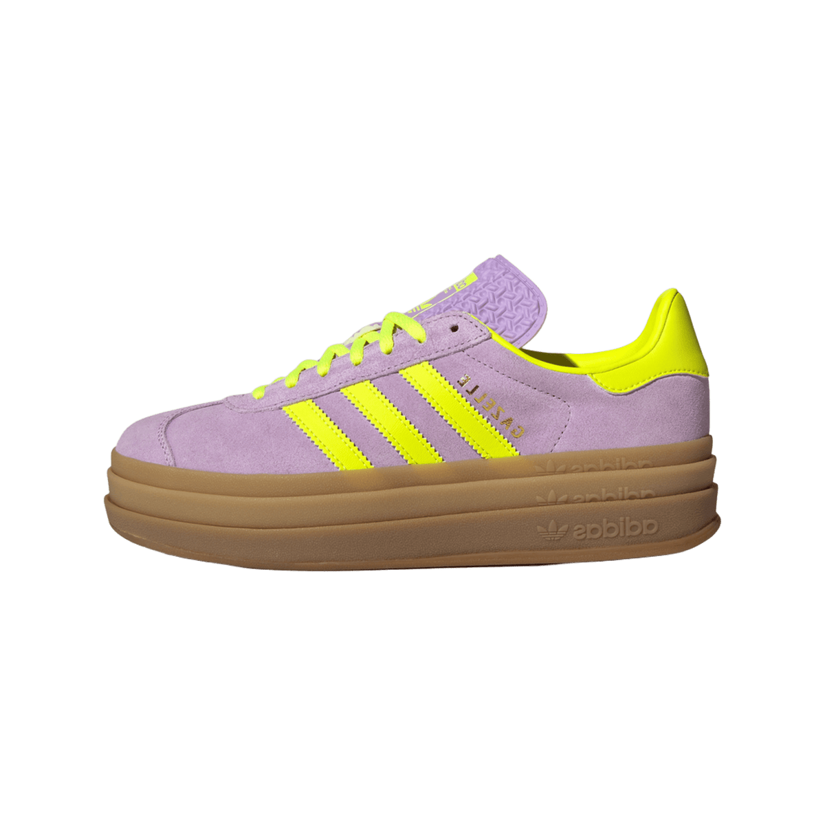 adidas Gazelle Bold Powder Plum Solar Yellow (Women's)