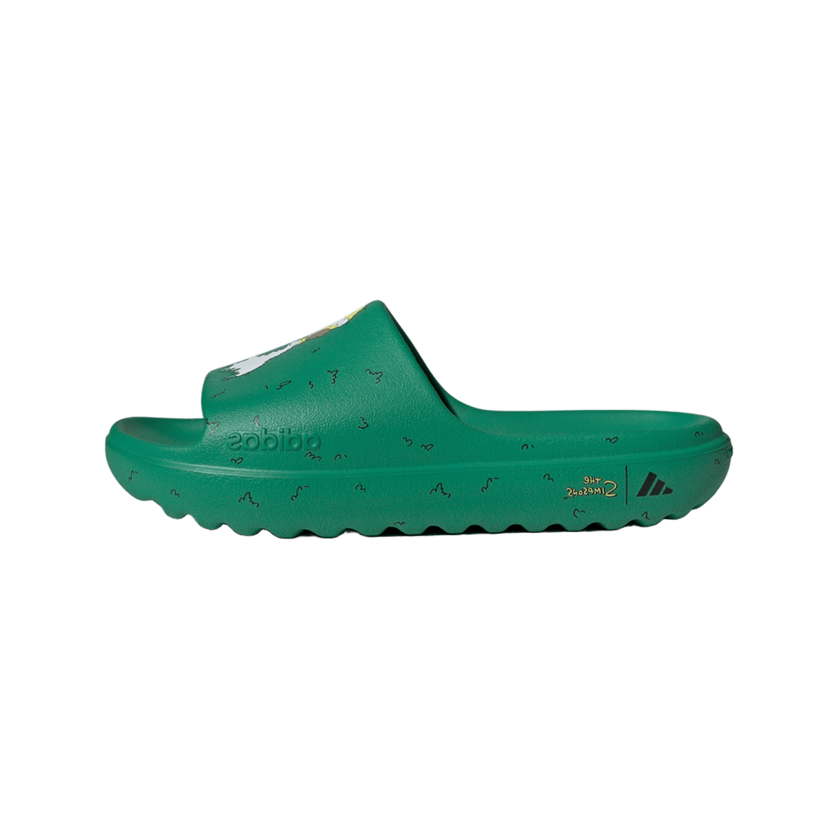 adidas Adilette Lumia Slides The Simpsons Court Green