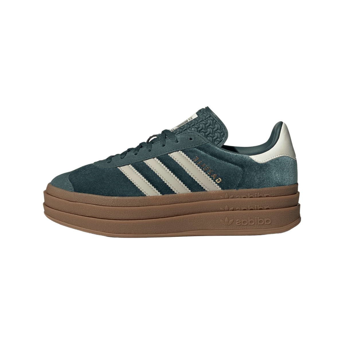 adidas Gazelle Bold Mineral Green Velvet (Women's)