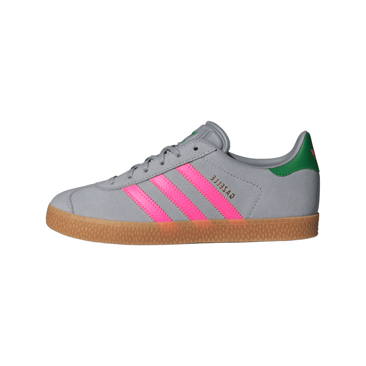 adidas Gazelle Halo Silver Lucid Pink Green (GS)