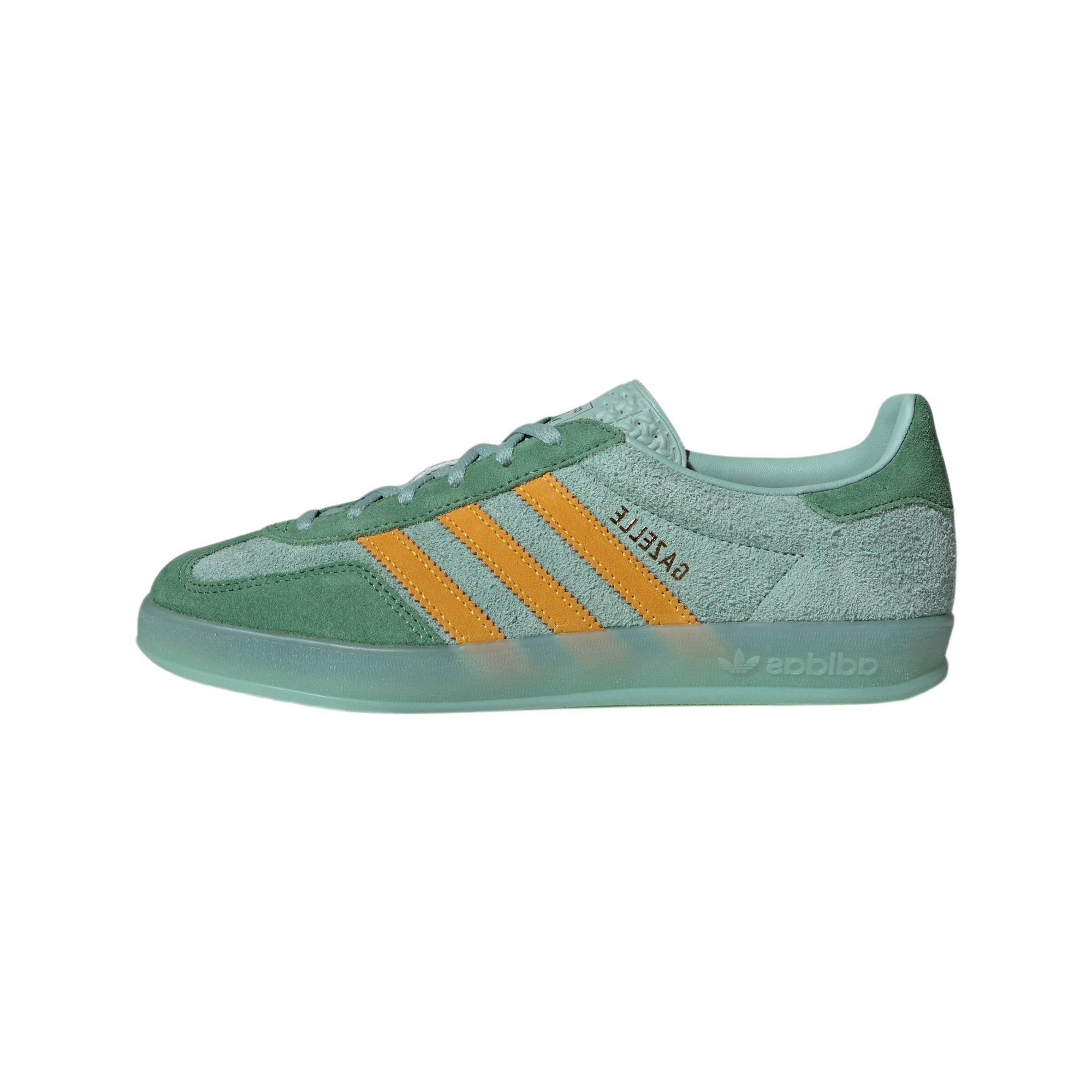 adidas Gazelle Indoor Hazy Green Crew Yellow (Women's)