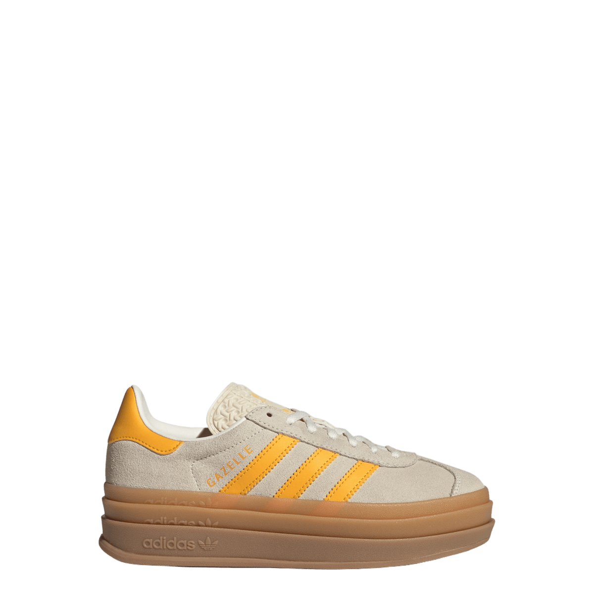 adidas Gazelle Bold Wonder White Crew Yellow (GS)